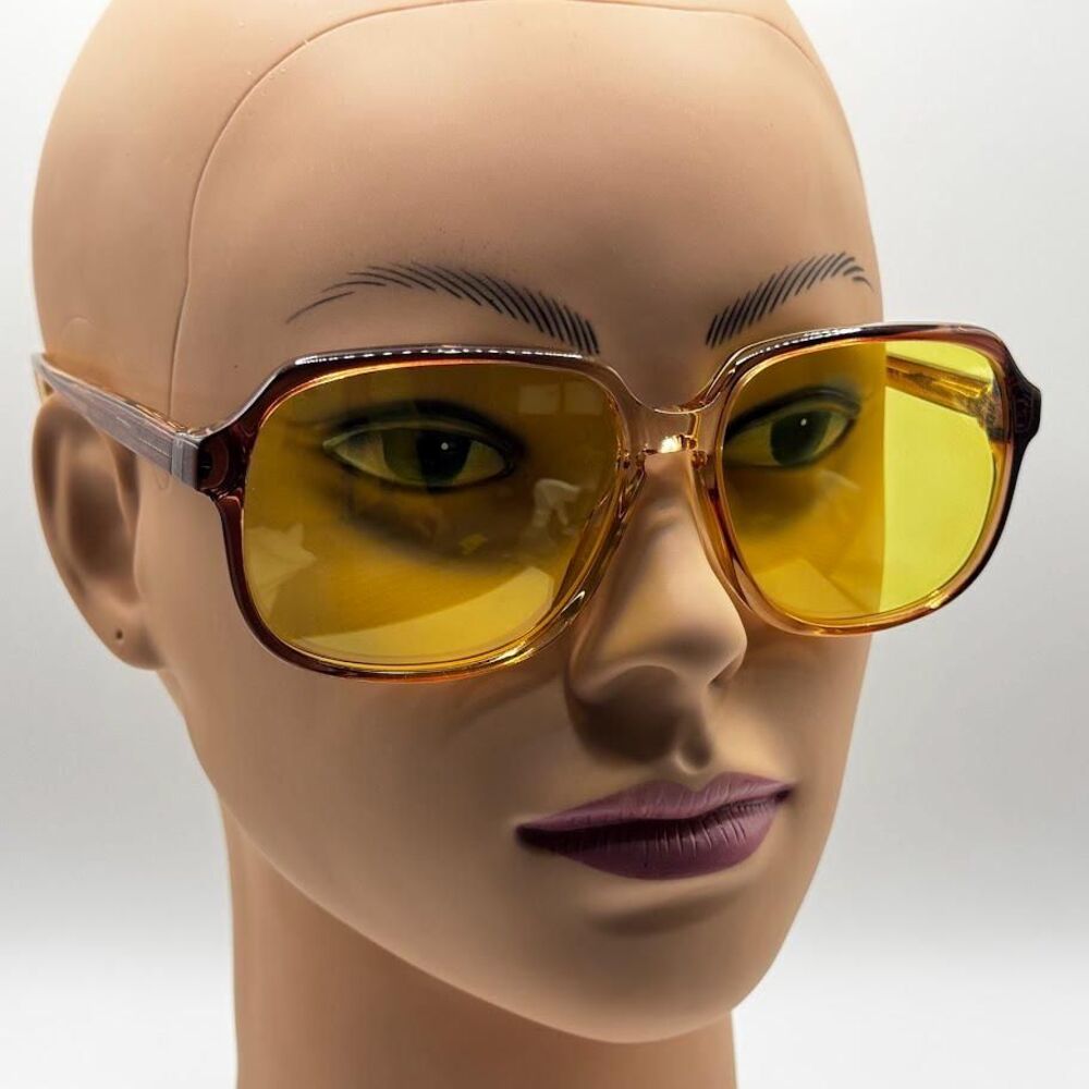 Vintage NOS 80s-90s Plastic Eyeglass Frames with New Non-RX Lenses | Square Zyl